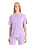 ICEBREAKER Wmns Granary SS Tee, Purple Gaze velikost: XS