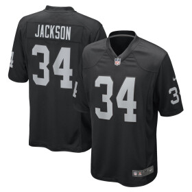 Nike Pánský dres Oakland Raiders NFL Bo Jackson #34 Retired Game - Černá Velikost: L