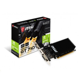 MSI VGA NVIDIA GeForce GT 710 2GD3H LP, 2G DDR3, 1xHDMI, 1xVGA, 1xDVI EDF_2648046