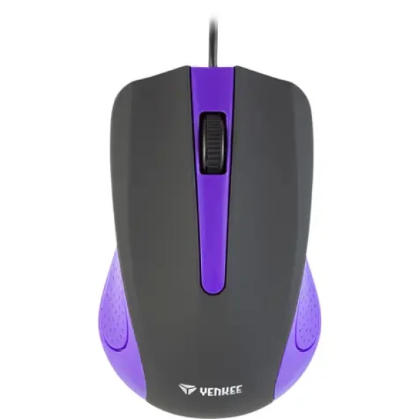 YENKEE Suva fialová / Optická myš / 1000 DPI / 3 tlačítka / USB / 1.25 m (8590669176915)
