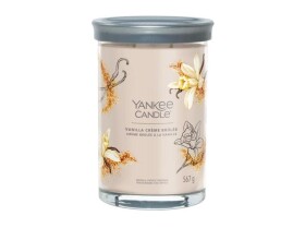 YANKEE CANDLE Vanilla Creme Brulée svíčka 567g / 2 knoty (Signature tumbler velký )
