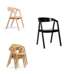 STIMA Jídelní židle křesílko GURU S (látka) - černá STI-1449_36823