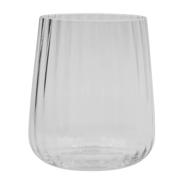 House Doctor Sklenice Rill Clear 450 ml, čirá barva, sklo