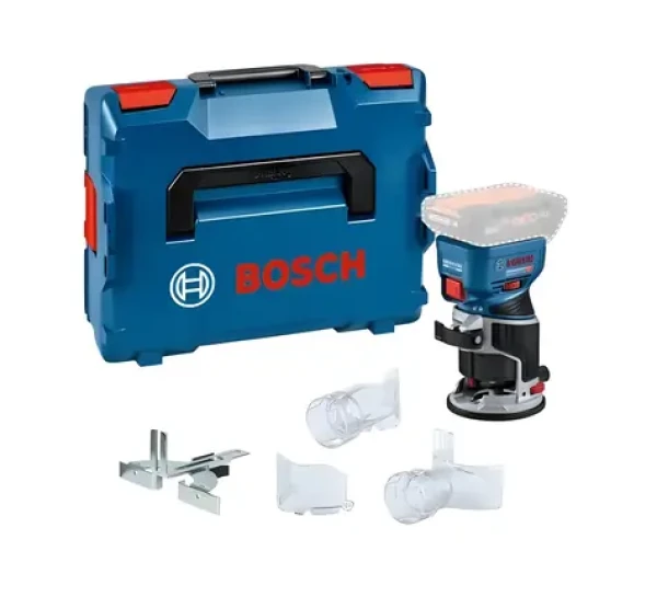 Bosch GKF 18V-8 Professional / Aku ohraňovací frézka / 18V / 10.000-30.000 ot/min / L-BOXX / bez baterie (06016C2001)
