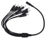 XtendLan Napájecí rozbočovač 1:8 / Napájecí rozbočovač / DC jack 2,1mm / kabel 2mm/0,3mm (ZPSPLIT2118B)