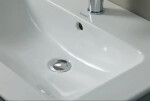 DURAVIT - ME by Starck Umyvadlo nábytkové 830x490 mm, s přepadem, s otvorem pro baterii, WonderGliss, bílá 23368300001