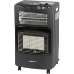 STREND PRO 119802 Plynový ohřívač skládací 4,2kW + elektrický 1,2kW, s ventilátorem, hadice + regulátor DA