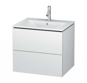 DURAVIT - L-Cube Umyvadlová skříňka 55x62x48 cm, 2 zásuvky, bílá mat LC624001818