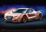 Nástěnný kalendář 2027 Helma Cars