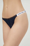 Dámská tanga HIGH LEG THONG UW0UW05160 C1G tm. modré - Tommy Hilfiger M