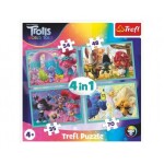 Puzzle Trollové Světové turné 4v1