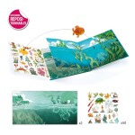 Djeco Djeco, DJ08953, opakovaně snímatelné samolepky s panoramatickými obrázky, Podmořské dobrodružství, 52 ks