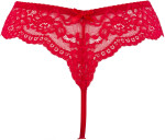 Dámské tanga V-9698 Červená - Axami červená M