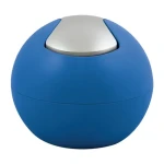 Spirella BOWL MATT mini výklopný odpadkový koš 1 L matný modrý / plast (7610583210944)
