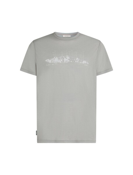 Pánské merino triko s krátkým rukávem ICEBREAKER Mens 150 Tech Lite SS Tee Massif, Proto Grey velikost: L