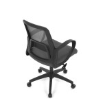 Kancelářská židle, houpací mechanismus, šedá síťovina, KA-S3015 GREY