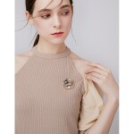 Exkluzivní brož Swarovski Elements Accia - motýl, Zlatá