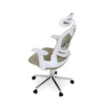 Kancelářská židle, houpací mechanismus, béžová síťovina, KA-K2031 BGE