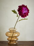 Bloomingville Umělá květina Chrysantemum Red 61 cm, červená barva, plast