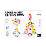 Mamido Flexibilní magnetická stavebnice Tube Block Pro Max 66 dílů
