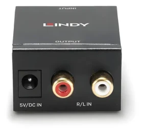 Lindy Audio Phono na TosLink a koaxiál / Převodník / ADC / analogový na digitální signál (70309)
