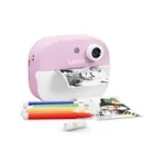 LAMAX InstaKid2 Play růžová / dětský fotoaparát / 2.0" displej / Micro SD / MP3 / USB-C / hry (8596687002502)