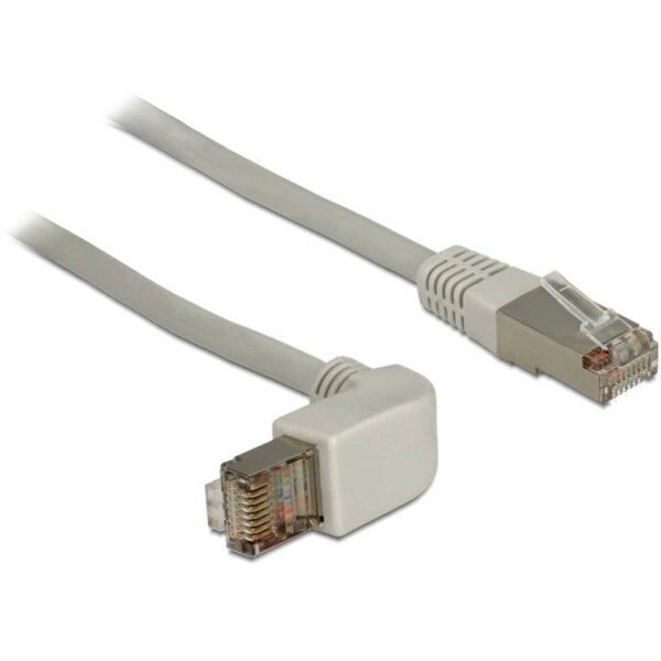 Delock 83644 RJ45 síťové kabely, propojovací kabely CAT 6A S/FTP 0.50 m šedá 1 ks