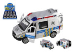 Auto policie, setrvačník, světlo, zvuk