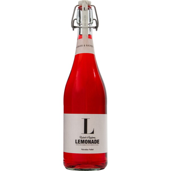 Nicolas Vahé Limonáda s rebarborou a malinou 750 ml, červená barva, sklo