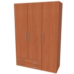 Nábytek Mikulík Skříň RIO 120-135 ROZMĚR: (š/v/h) 120 x 200 x 52 cm