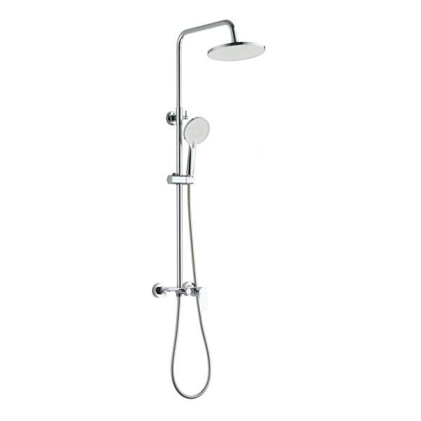 INVENA - Sprchový sloup s baterií, Rikia, chrom AU-24-B01-G