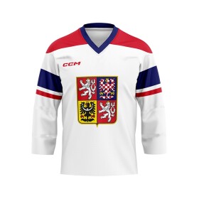 Bílozlatý dres české hokejové reprezentace Lukáš Sedlák #23 MISTŘI 2024 CCM Fandres replica Velikost: