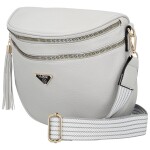 Stylová dámská koženková ledvinka Fima, šedá