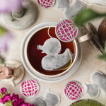 TEA HERITAGE Čaj Rooibos s příchutí Galette des rois / Duck – 5 ks, růžová barva