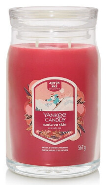 Yankee Candle Signature svíčka: Santa On Skis 567g (2 knoty)