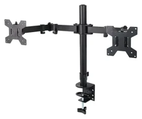Esperanza ERW018 černá / Stolní držák pro 2 monitory / 10-27" / do 8 kg / VESA 75-100 (ERW018)
