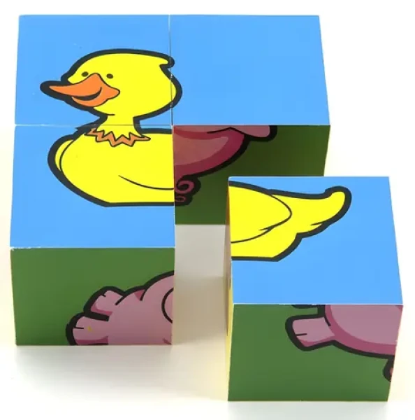 TEDDIES Obrázkové kostky Moje první zvířátka