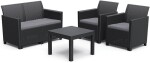 Keter CLAIRE SEATERS SOFA set grafit