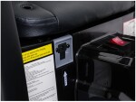 Mamido Dětský elektrický traktor MEGA D68 24V s přívěsem zelený