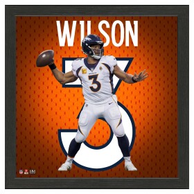 Obraz Denver Broncos NFL Russell Wilson #3 Impact Jersey