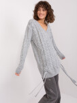 Sweter BA SW model 19014813 szary - FPrice Velikost: jedna velikost