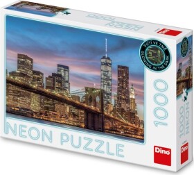 Puzzle New York neon 1000 dílků - Dino