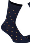 Vzorované pánské ponožky PERFECT MAN-CASUAL Námořnictvo 39/41