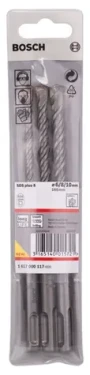 BOSCH 3dílná sada vrtáků do kladiv SDS plus-5 O 6,8,10 x 115mm 1617000117