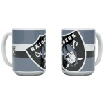 Hrnek Las Vegas Raiders NFL Triple Logo Jumbo (450 ml)