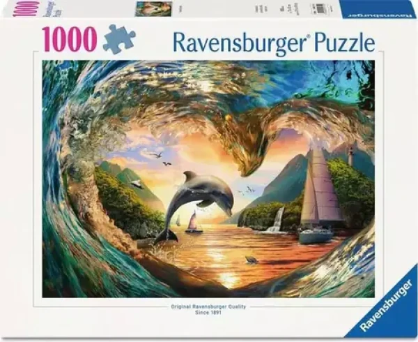 Ravensburger 120017110 Srdce mořských vln 1000 dílků