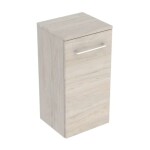 GEBERIT - Selnova Square Boční skříňka 65x33x30 cm, 1 dvířka, světlý ořech hickory 501.275.00.1