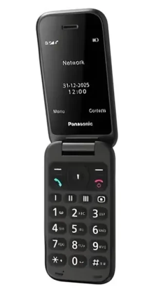 Panasonic KX-TF600EXB černá / Tlačítkový mobilní telefon (KX-TF600EXB)
