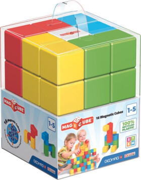 Geomag Magicube Full Color 16 dílků (magnetická stavebnice) - Golden Bear