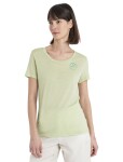 ICEBREAKER Wmns Merino 150 Tech Lite III SS Scoop Tee Icebreaker Logo Reflections, Glazen velikost: M
